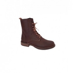 Botas castanhas nobuk pele